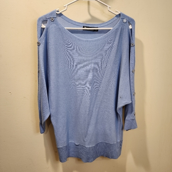 7th Ave. New York Company Pullover Blue Sweater Size L NWT - Picture 4 of 11